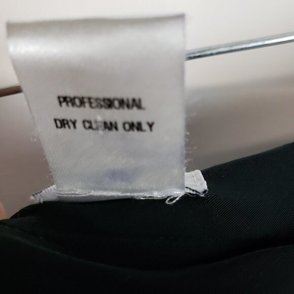 Cache Ruched Pencil Skirt Side Zipper Black Draping Cocktail Whimsigoth Size 6 - Picture 7 of 8